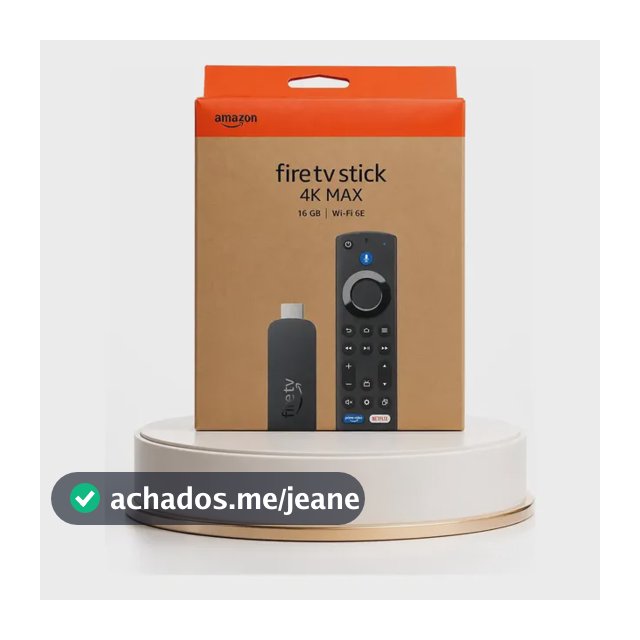 Amazon Fire Tv Stick 4k Max 16gb Wi-fi 6e Alexa Controle Por Voz Pret