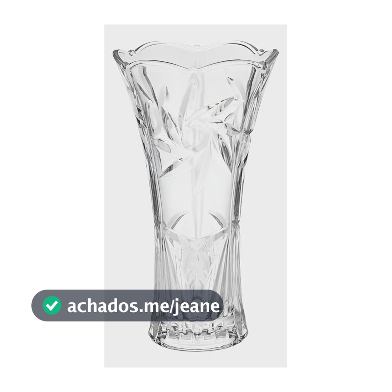 Vaso Vidro Planta 23cm Flores Decoração Sala Plantas Festas