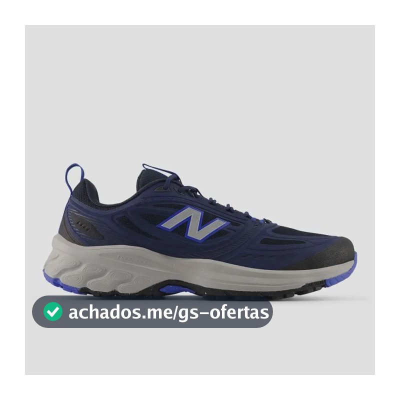 Tênis Masculino Fresh Foam 410v9 New Balance Azul-marinho Liso 41 Br
