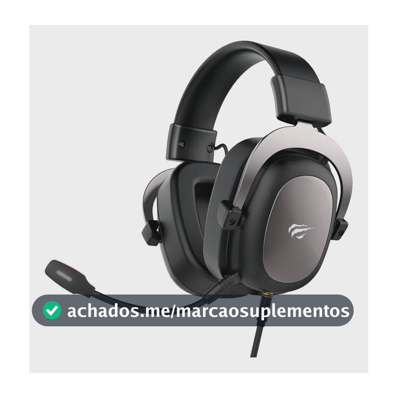 Fone De Ouvido Headset Gamer Havit H2002d P3 Para PS3/PS4/PS5/XBOX/PC Cor Preto