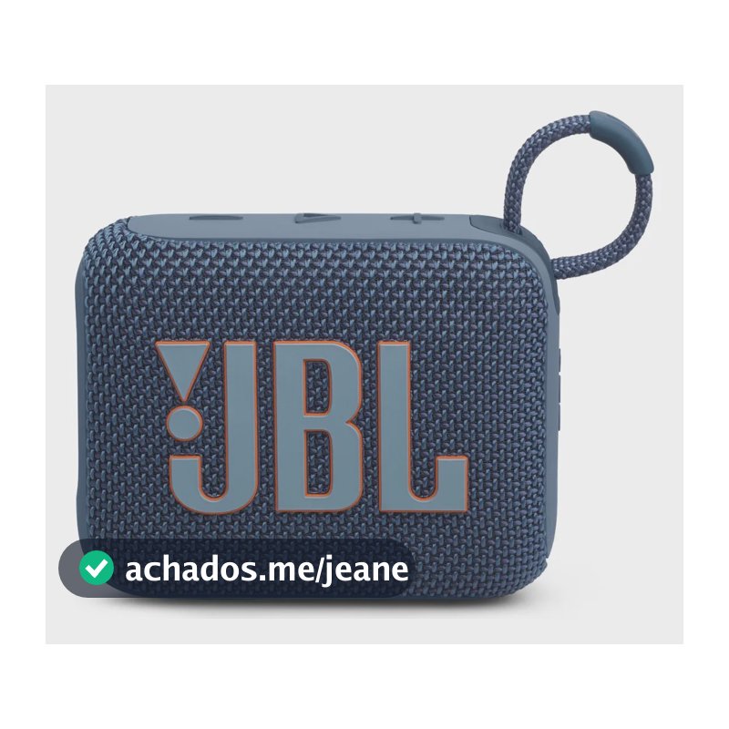 Caixa de Som Bluetooth Portátil Go 4 JBL Azul