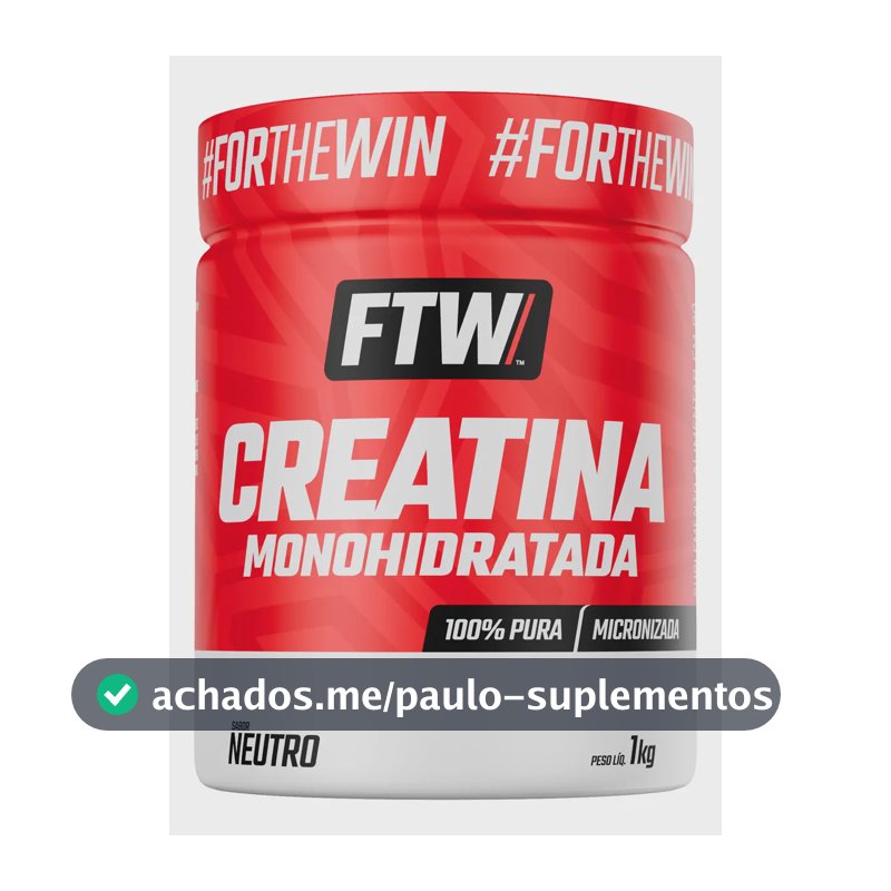 Creatina FTW em pó Sem sabor x 1kg