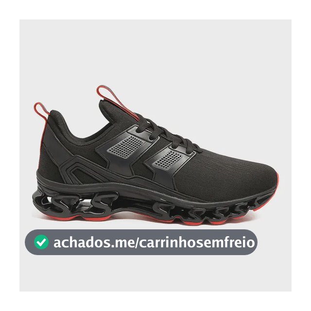 Tênis Masculino Sandrini V 12 Molas  Sport Confortável