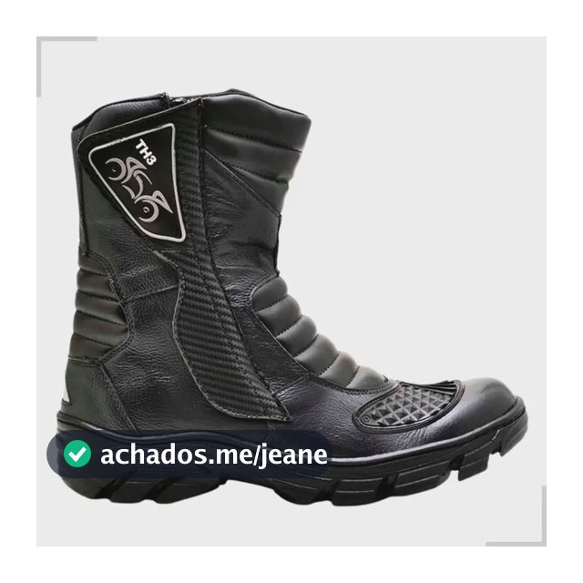 Bota Motociclista Motoqueiro Th3 Couro Cano Médio,cano Baixo