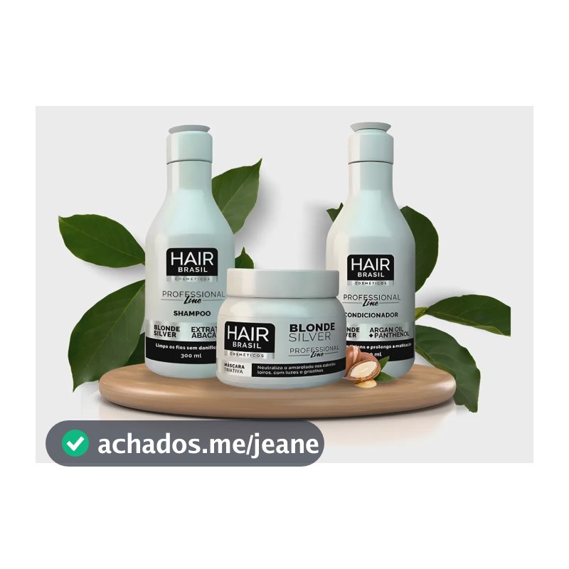 Matizador Hair Brasil Blonde Silver Para Loiras Tom Loiros