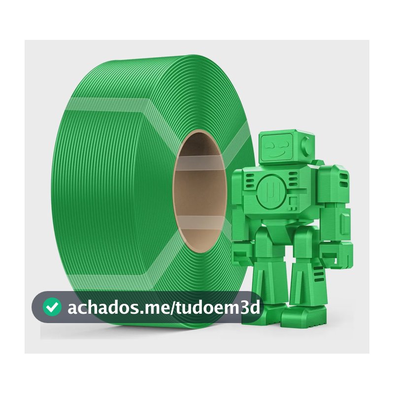 Filamento 3d Creality Cr-petg 1,75mm 1kg Refil Sem Carretel Verde