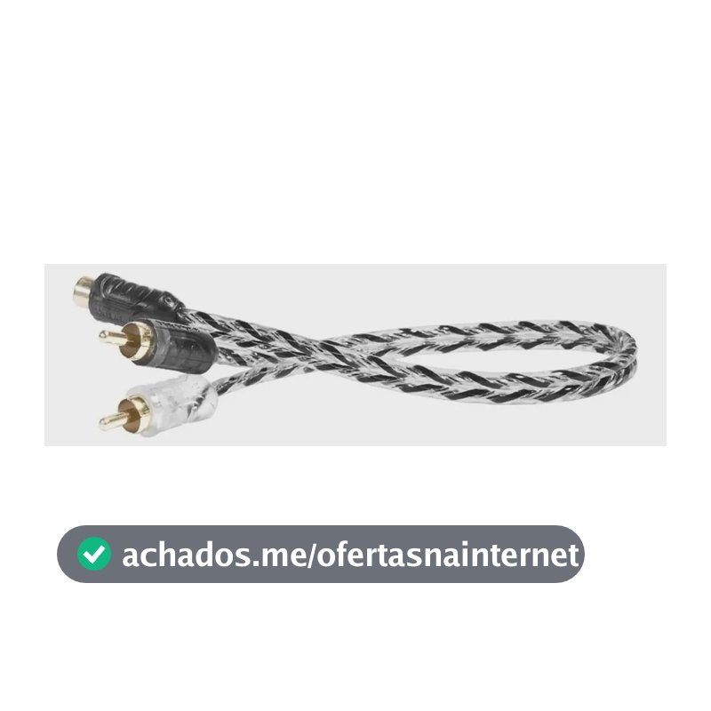 Cabo Y Rca Taramps 2Macho 1 Femea 1f/2m Banhado A Ouro 30cm 1 Fêmea 2 Machos Double Injetado Stereo Som Automotivo