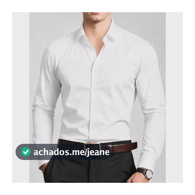 Camisa Social Masculina Slim Luxo Não Amassa Pronta Entrega