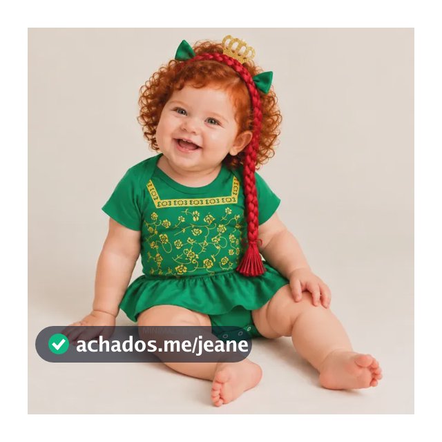 Kit Body Bebê Fiona Menina Temático Mesversário Com Arco