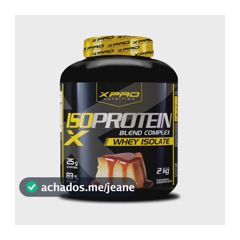Whey protein Musclebox Iso Blend Complex zero açucar Low em pó sabor Pudim de caramelo x 2kg