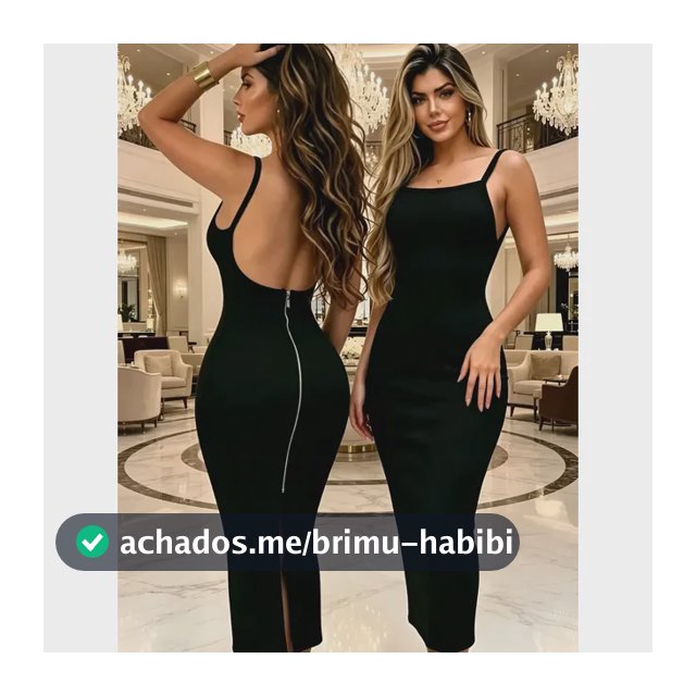 Vestidos Longo Midi Fenda Ziper Alça Balada Blogueira Gringa