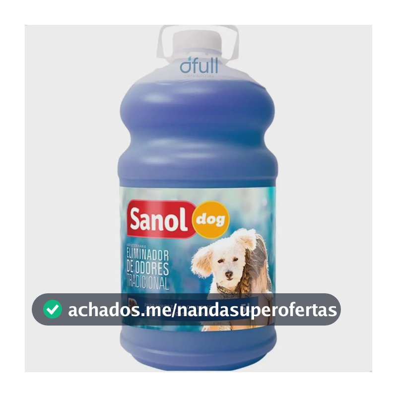 Limpador Sanol Dog Eliminador De Odores Tradicional Uso Vete