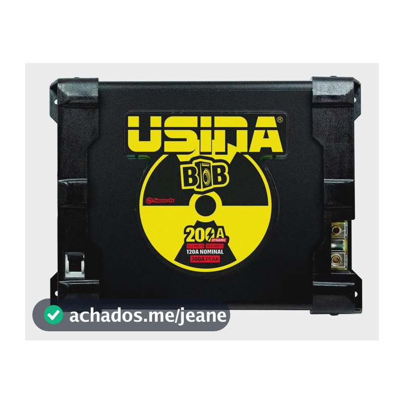 Fonte Usina Spark Bob 200A Bivolt Automático para Som Automotivo