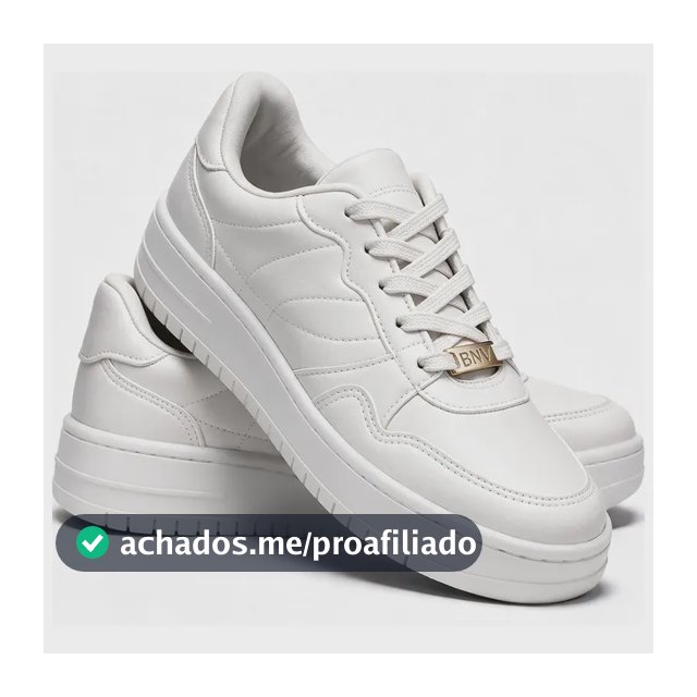 Tênis Feminino Plataforma Casual Benévola Ultraconforto Leve