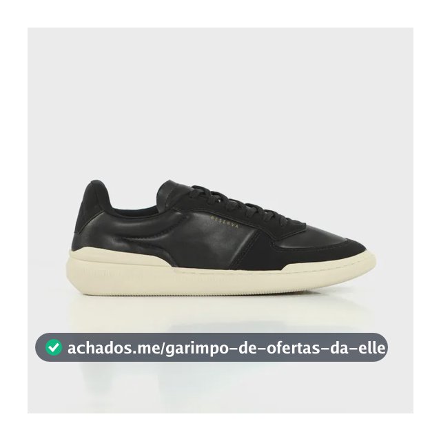 Tênis Reserva Go Horizon Social Casual Elegante Trabalho Preto 38 Br