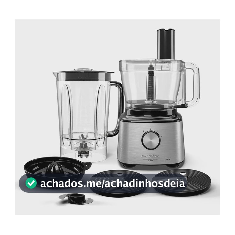 Multiprocessador Britânia Multifunções 5 em 1 1300W BMP2000 220V
