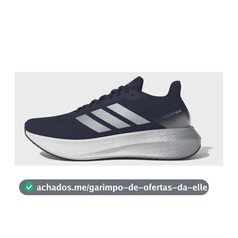 Tênis Masculino Boost Run adidas Azul Liso 41 Br