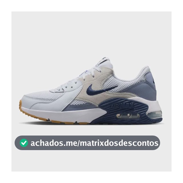 Tênis Nike Air Max Excee Feminino Branco/azul 39 Br