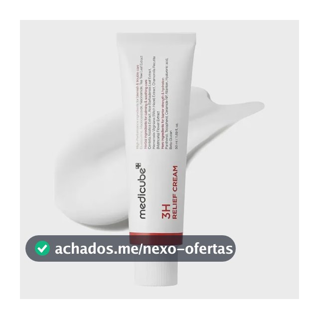 Creme Facial Medicube 3h Relief - 50ml Sensível Dia/noite