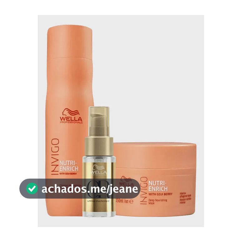 Kit Wella Invigo Nutri Enrich + Oil Reflections 30ml