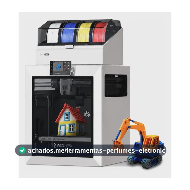 Impressora 3d Qidi Q2 Combo Oficial Licenciado 127/220v Cinza
