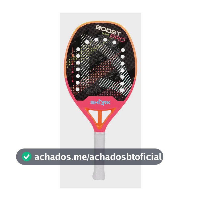 Raquete De Beach Tennis Shark Boost Pro Sofia Cimatti 2025 Cor Rosa