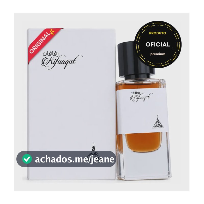 Perfume Rifaaqat Paris Corner Eau De Parfum 85ml Original Com Selo