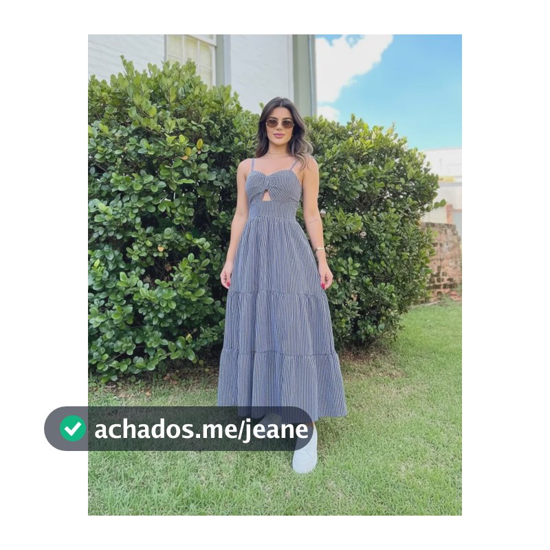 Vestido Midi Feminino Veste Super Bem Crepe E Viscose Preto Listrado Unico 38 A 44