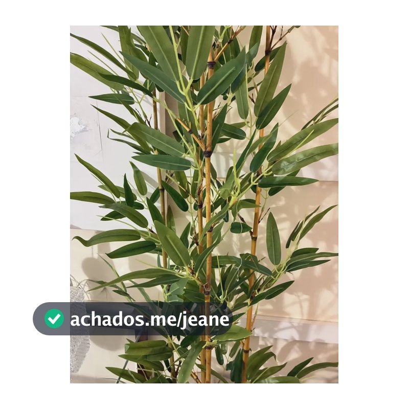 Bambu Da Sorte Artificial 2 Metros Grande Sem Vaso Decor Verde