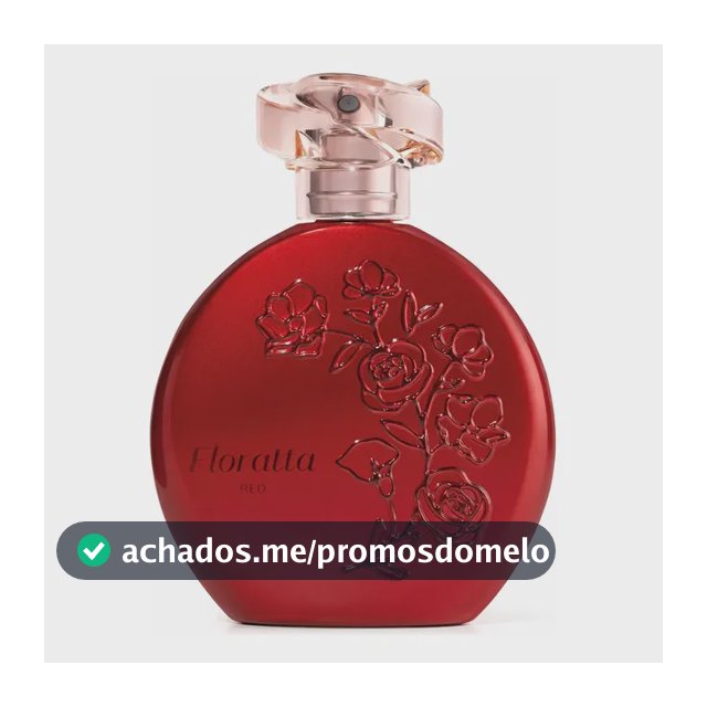 Floratta Red O Boticário Desodorante Colônia Perfume Feminino Original 75ml
