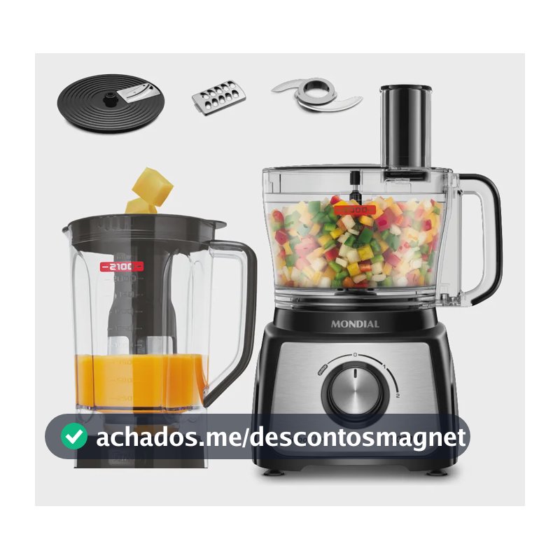 Multiprocessador Mondial MPN-01-B Preto 127V