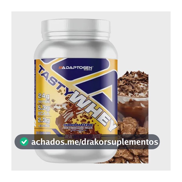 Suplemento Tasty Whey 3w Gourmet Whey Protein Adaptogen Scie Choco Maltine