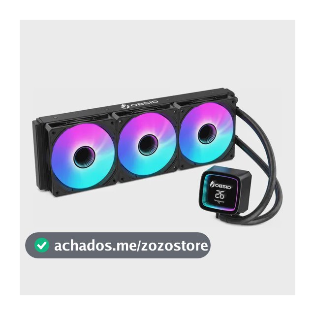 Water Cooler Obsid Pro 360 Digital Argb Amd E Intel Preto