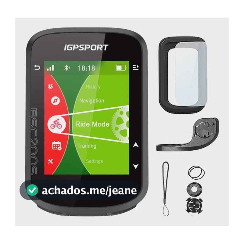 Igpsport Bsc200s Ciclocomputador Gps Com Rota Bike + Brindes