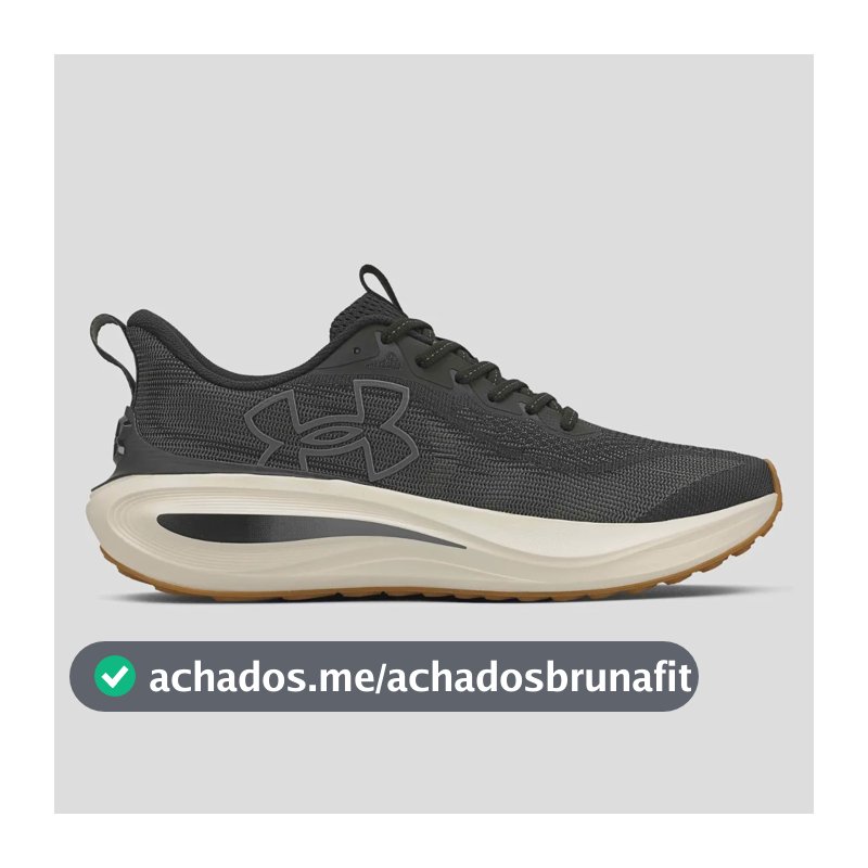 Tênis Masculino Charged Skyline 5 Under Armour Preto Liso 39 Br