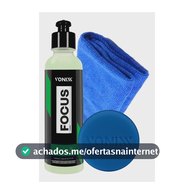 Removedor Chuva Ácida Vidros Vonixx Focus 240ml com Aplicador