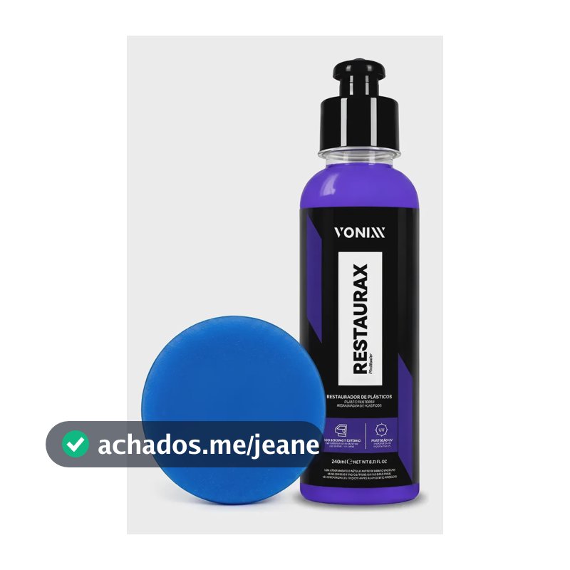 Restaurax 240ml Vonixx Aplicador Espuma Revitalizador Plásti