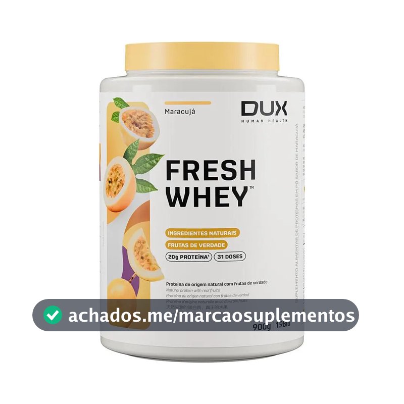 Fresh Whey + Saudável Dux Nutrition 900g - Sabores Sabor Maracujá