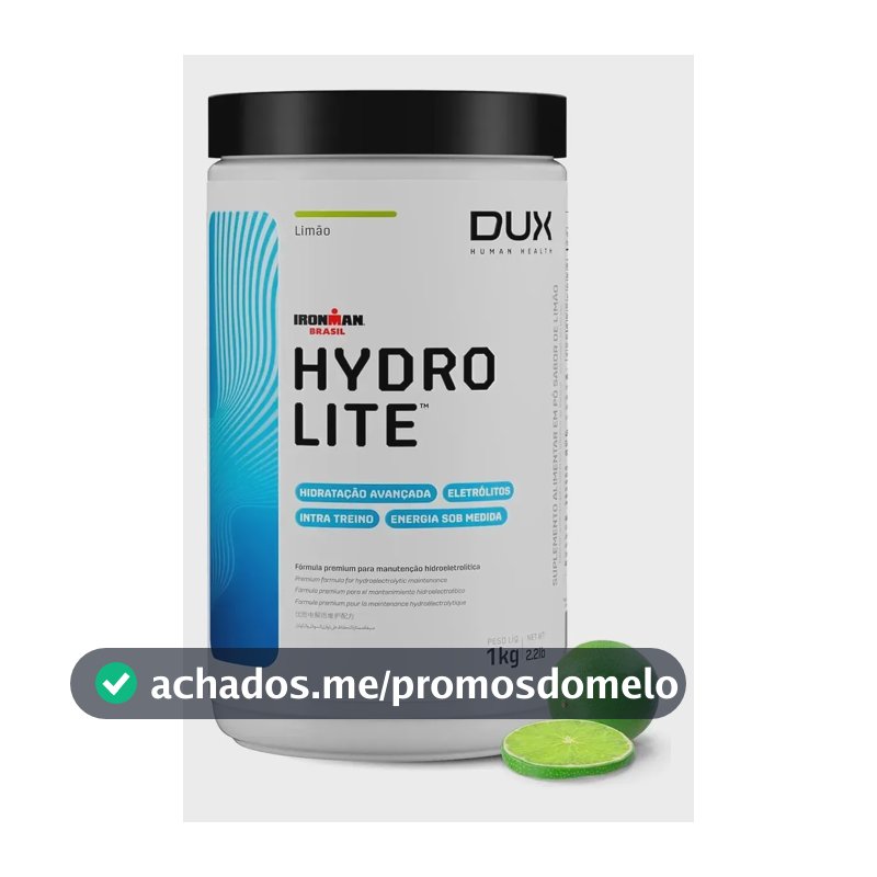 Suplemento Em Pó Dux Nutrition Hydrolite Carboidratos Sabor Limão Em Pote De 1000g Outros