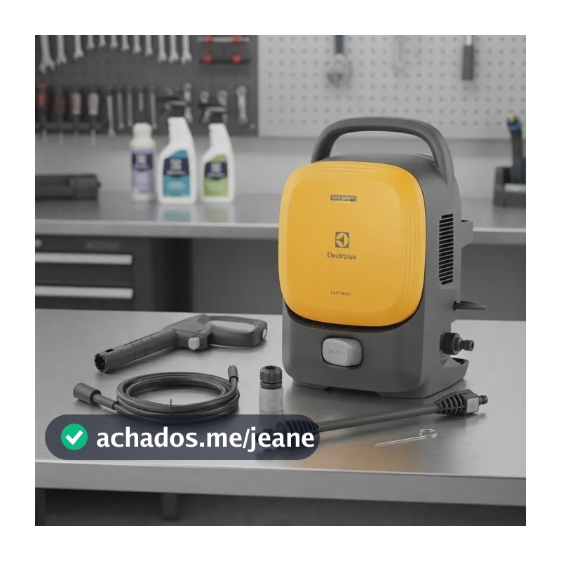 Lavadora de Alta Pressão Electrolux 1650PSI 1400W de Potência com Engate Rápido EasyWash Lava Jato Lava Car QWS1650