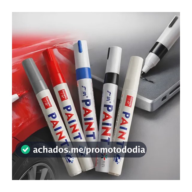 Caneta Tira Riscos Pintura Reparadora Automotiva Carro Moto Preto