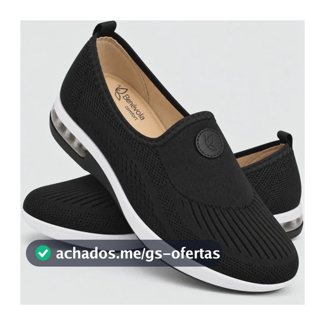 Tênis Ortopédico Feminino Ultraconforto Benévola Confortável