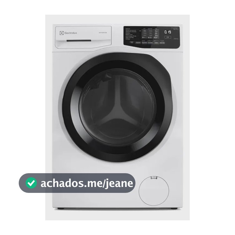 Lava E Seca Electrolux 12kg Inverter Água Quente (lsb12 Branco