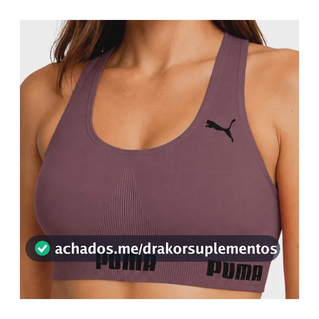 Top Puma Academia Fitness Original Nadador Alta Sustentação