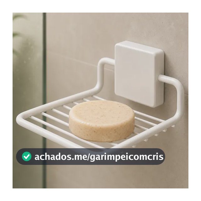 Saboneteira De Parede Para Banheiro Suporte Box Em Aço