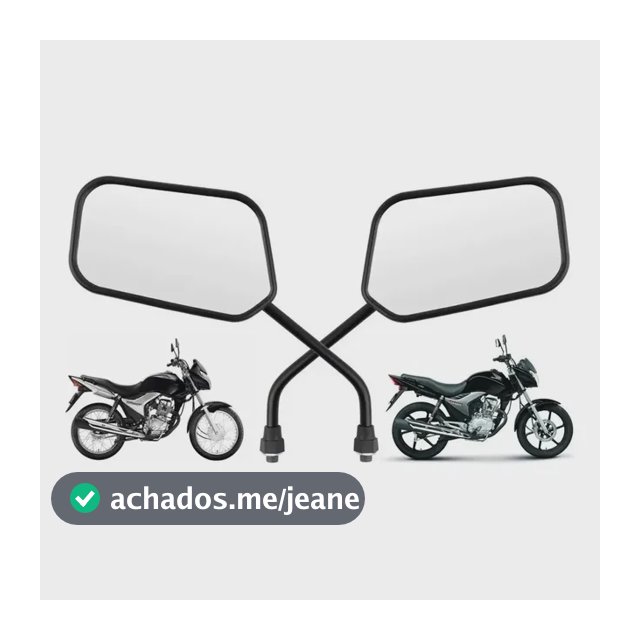 Par Retrovisor Honda Cg 150 Titan Fan Ks Es Mix 2009 A 2013