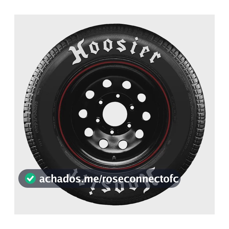 Adesivo De Pneu - Hoosier + Hoosier - Grande - Kit P/2 Pneus
