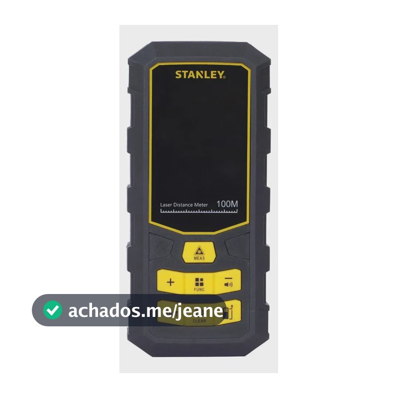 Trena a Laser 100M Stanley com Memória de Medição STHT77803-LA