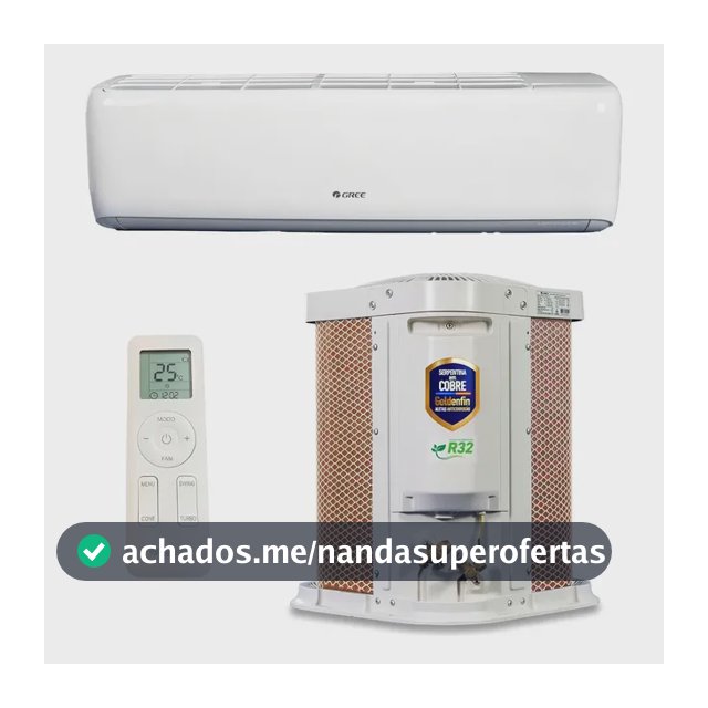 Ar Condicionado Split Hi Wall Inverter R-32 G-top Auto Gree 9.000 BTUs Frio Monofásico