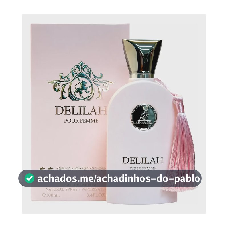Perfume Árabe Maison Alhambra Delilah Pour 100ml  Original
